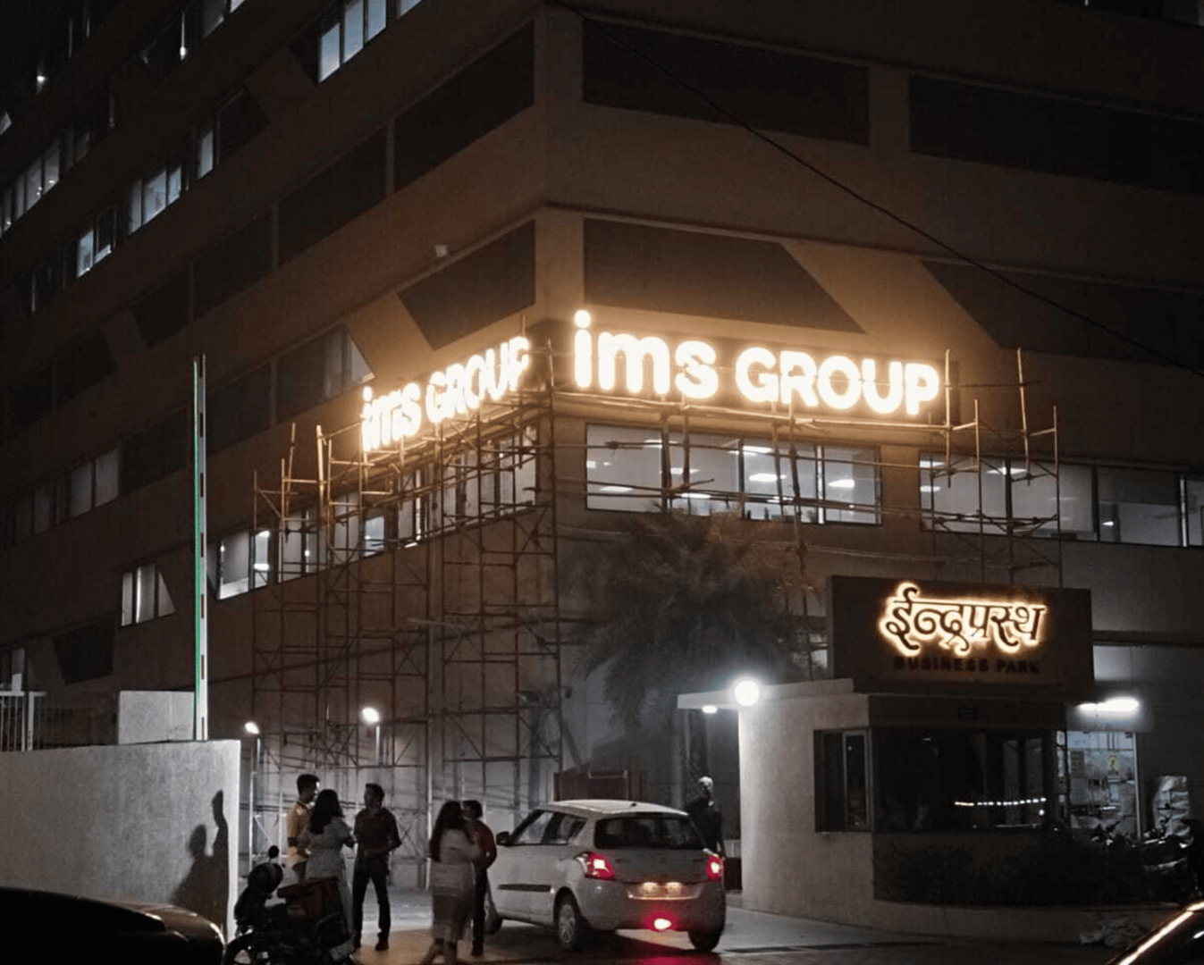 LED Sign With ACP Elevation